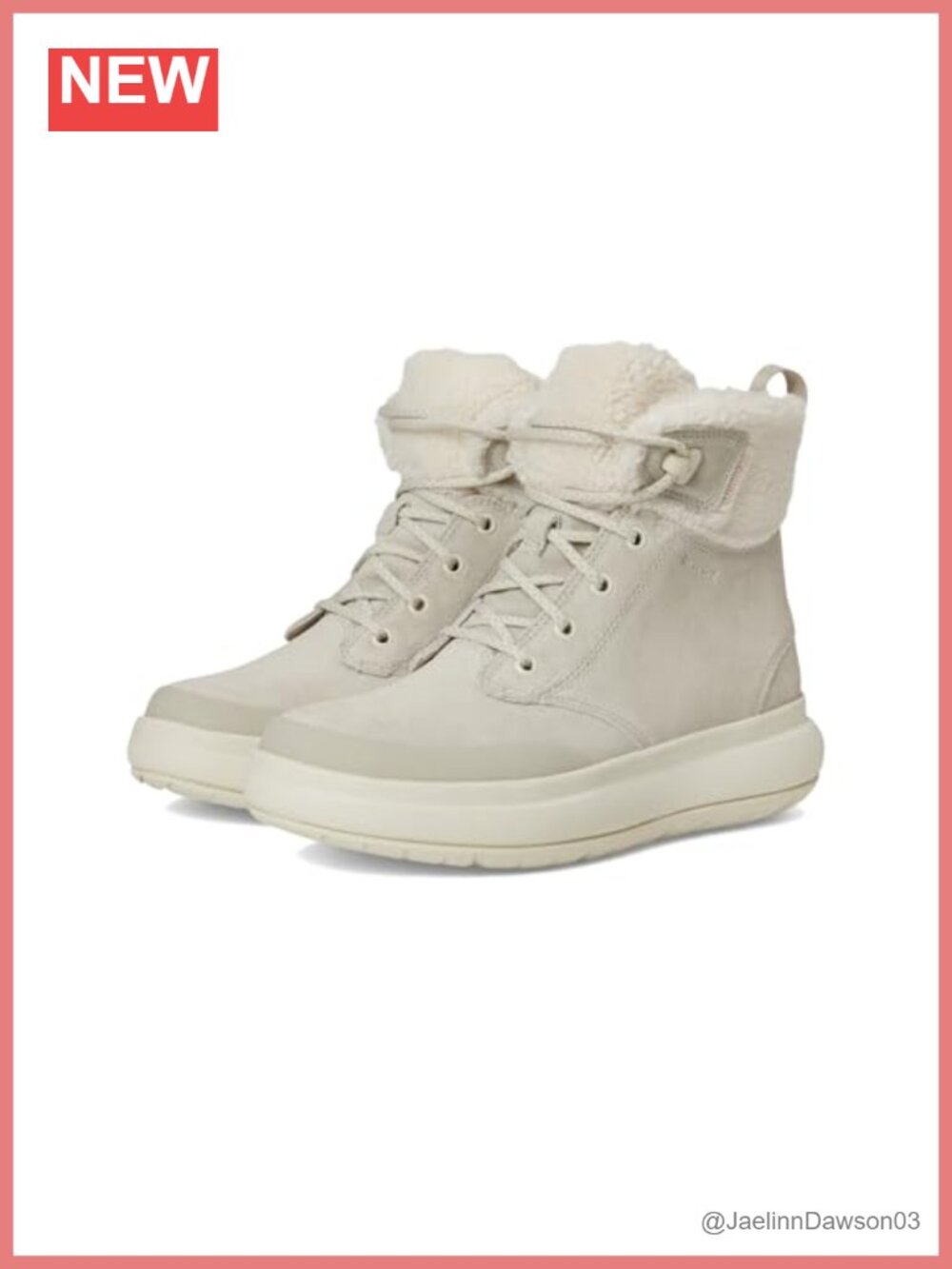 Waterproof Suede Lace-Up Ankle Boots Insulated Winter